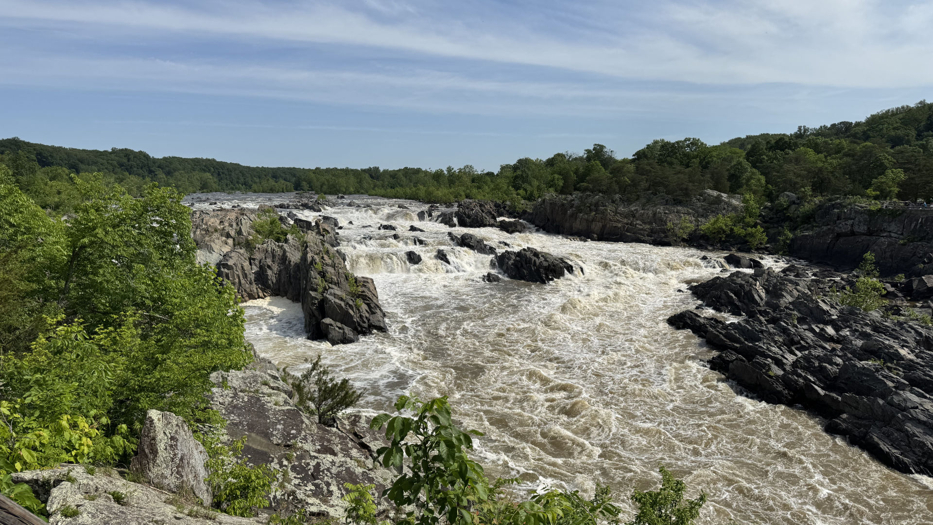 Hike to the Great Falls, Virginia, with my neighbors, Summer 2025