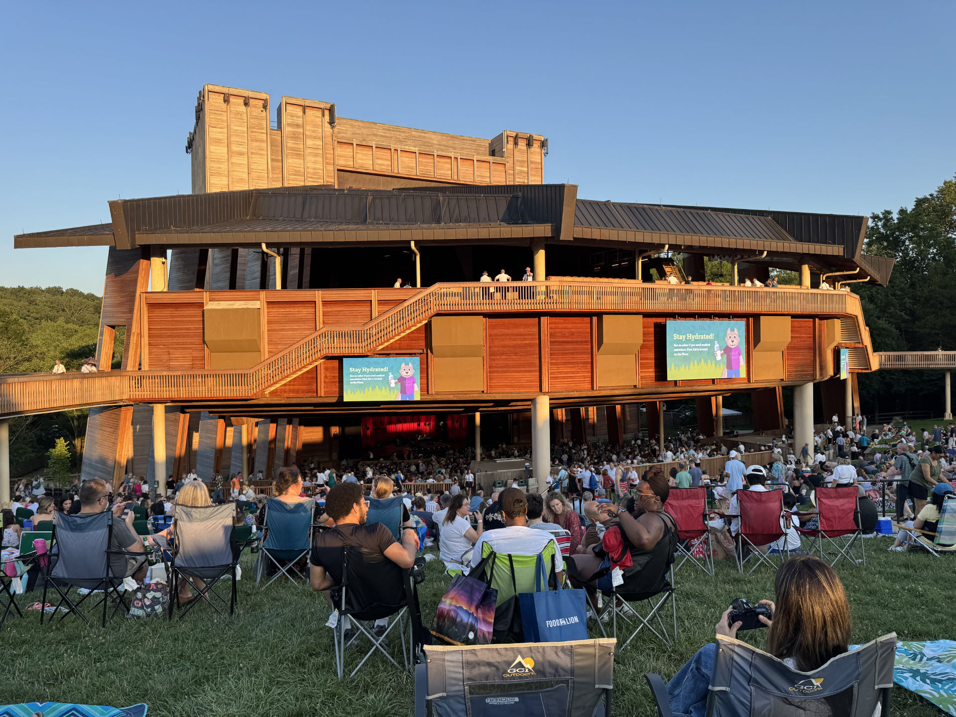 The Filene Center at the Wolf Trap National Park for the Performing Arts